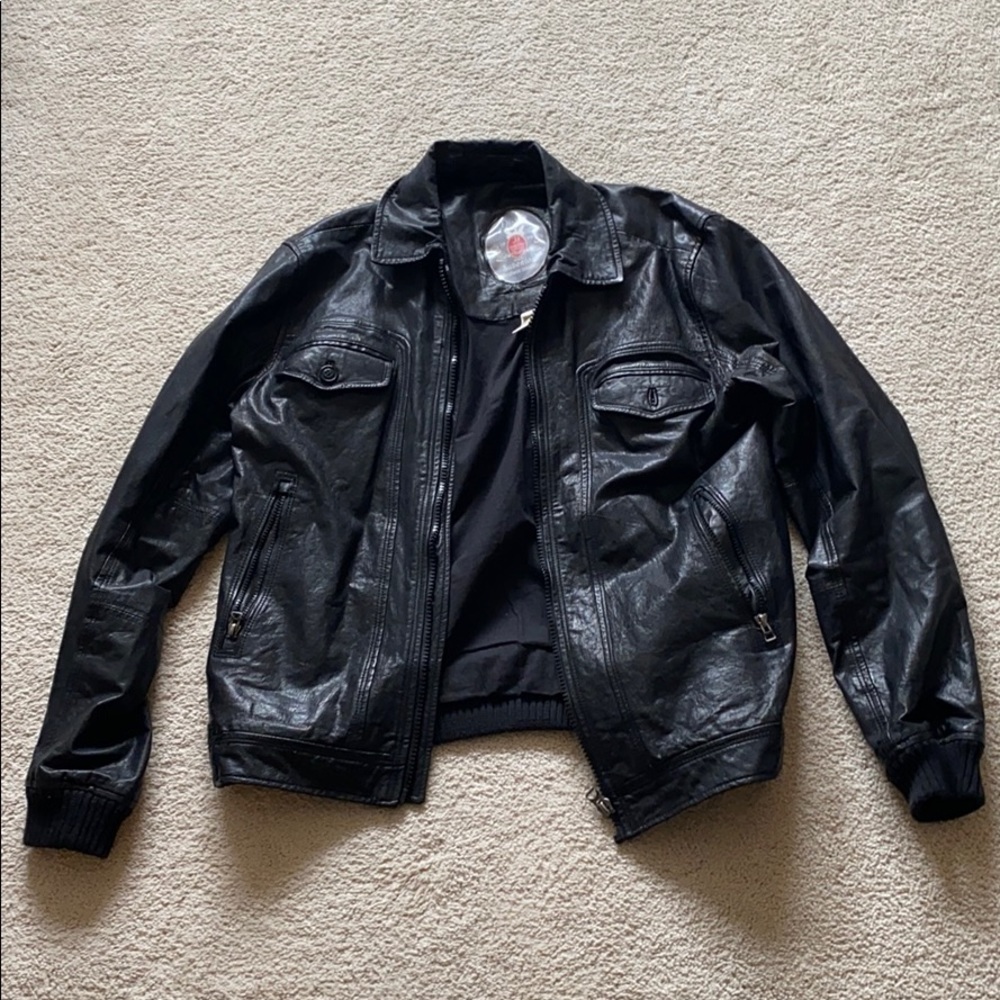 Diesel Industry Leather Jacket
